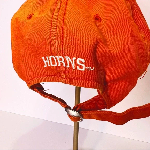 University of Texas Longhorns Orange Relaxed Fit Cotton Mens Baseball Cap - Picture 5 of 8